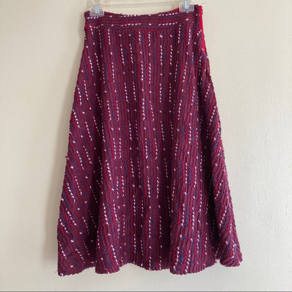 Anthropologie Maeve textured midi skirt, NWT - Picture 8 of 10